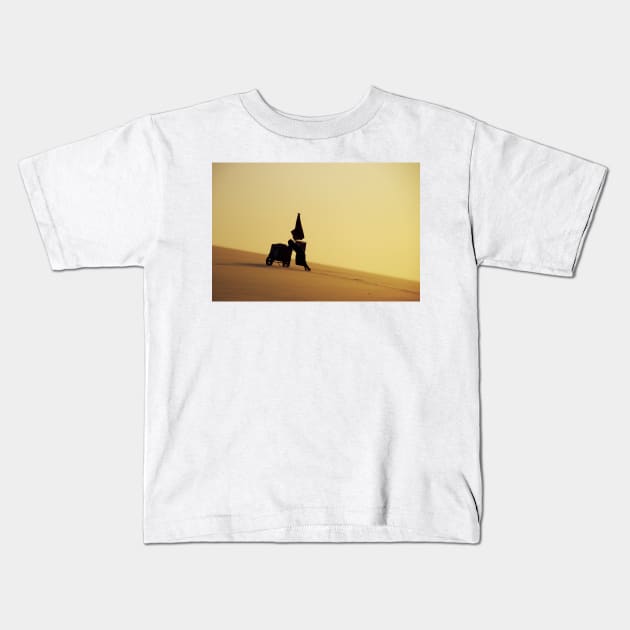 Up the hill Kids T-Shirt by calamarisky